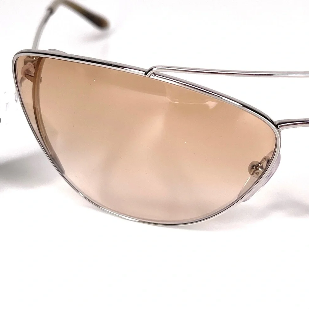 PRADA Sunglasses NEW PR 65VS-1BC232 Silver / Pink Gradient Orange NEW - Picture 3 of 13